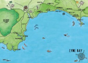 Lyme Bay Map
